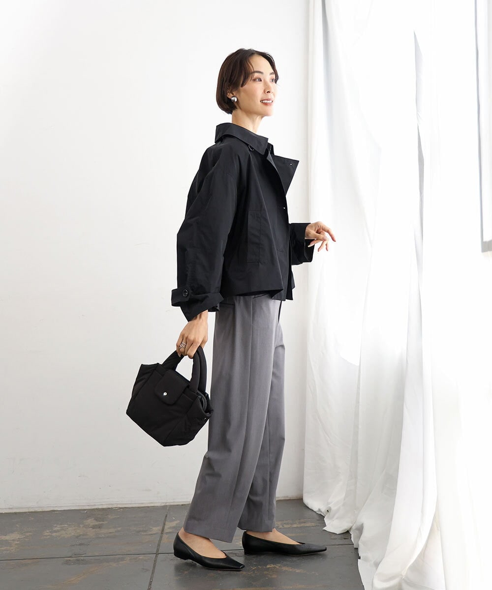 BJCJD69130 MK MICHEL KLEIN BAG(MK ミッシェルクラン バッグ) [WEB限定/軽量/2WAY]ポケットアクセント台形コンパクトトート イエロー