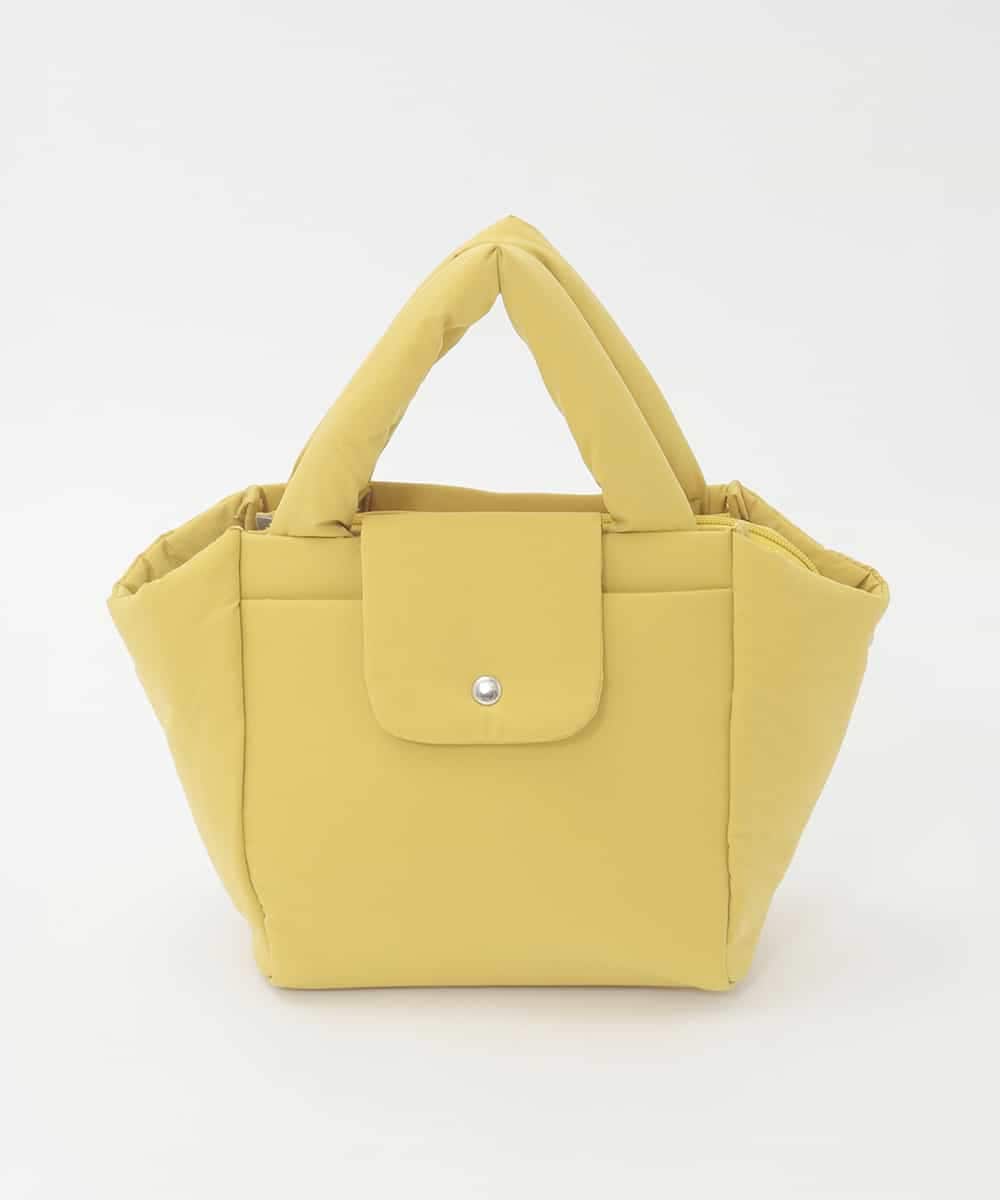 BJCJD69130 MK MICHEL KLEIN BAG(MK ミッシェルクラン バッグ) [WEB限定/軽量/2WAY]ポケットアクセント台形コンパクトトート イエロー