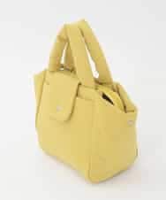 BJCJD69130 MK MICHEL KLEIN BAG(MK ミッシェルクラン バッグ) [WEB限定/軽量/2WAY]ポケットアクセント台形コンパクトトート イエロー