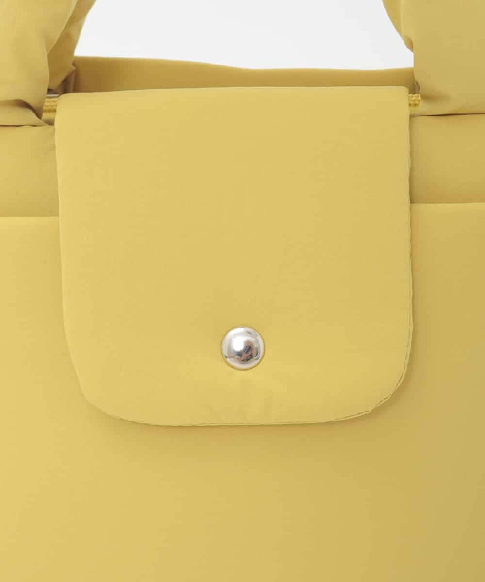 BJCJD69130 MK MICHEL KLEIN BAG(MK ミッシェルクラン バッグ) [WEB限定/軽量/2WAY]ポケットアクセント台形コンパクトトート イエロー