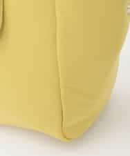 BJCJD69130 MK MICHEL KLEIN BAG(MK ミッシェルクラン バッグ) [WEB限定/軽量/2WAY]ポケットアクセント台形コンパクトトート イエロー