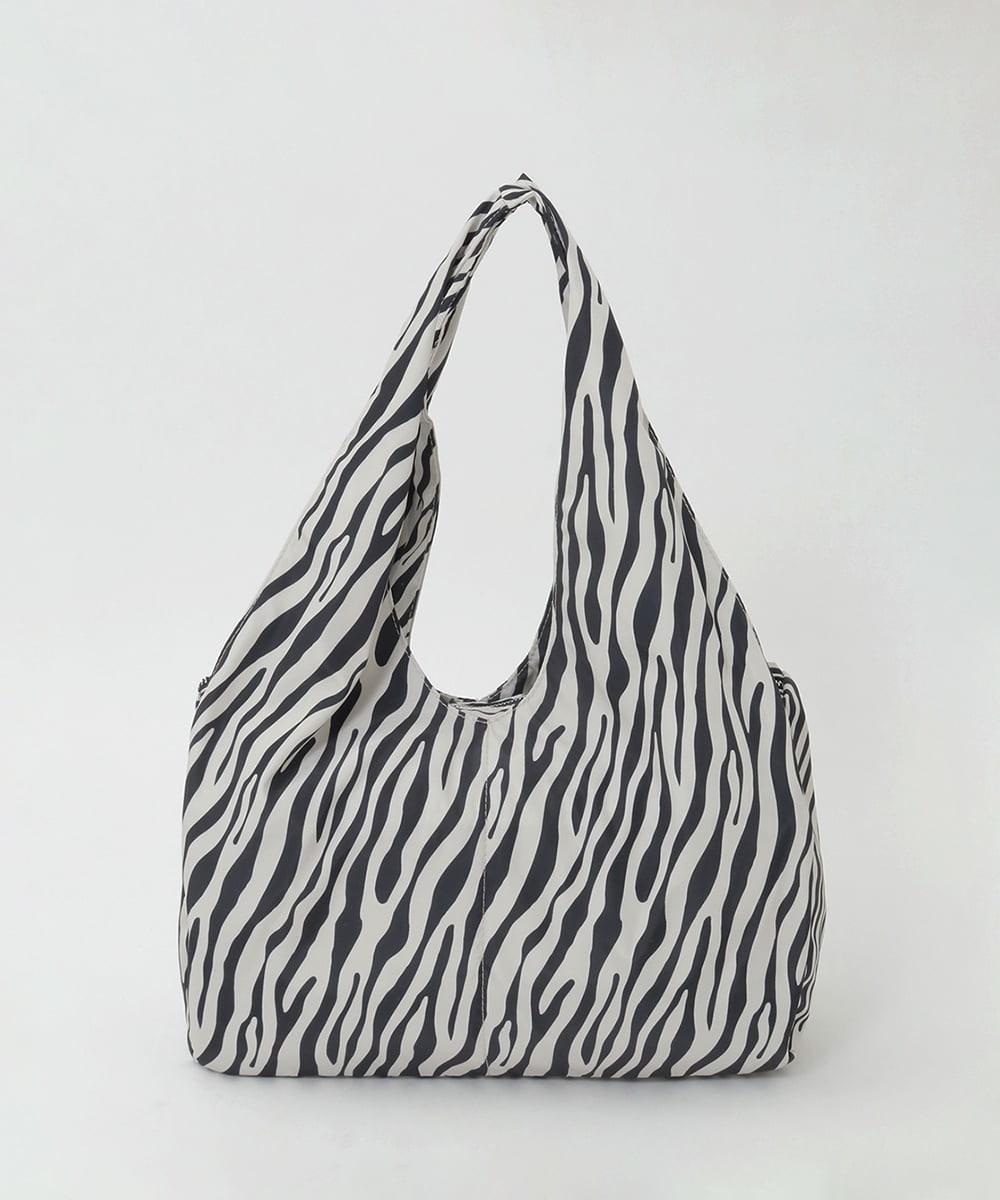 BJCJD69140 MK MICHEL KLEIN BAG(MK ミッシェルクラン バッグ) [WEB限定/300g以下の軽量]アニマルプリントトートバッグ ゼブラ