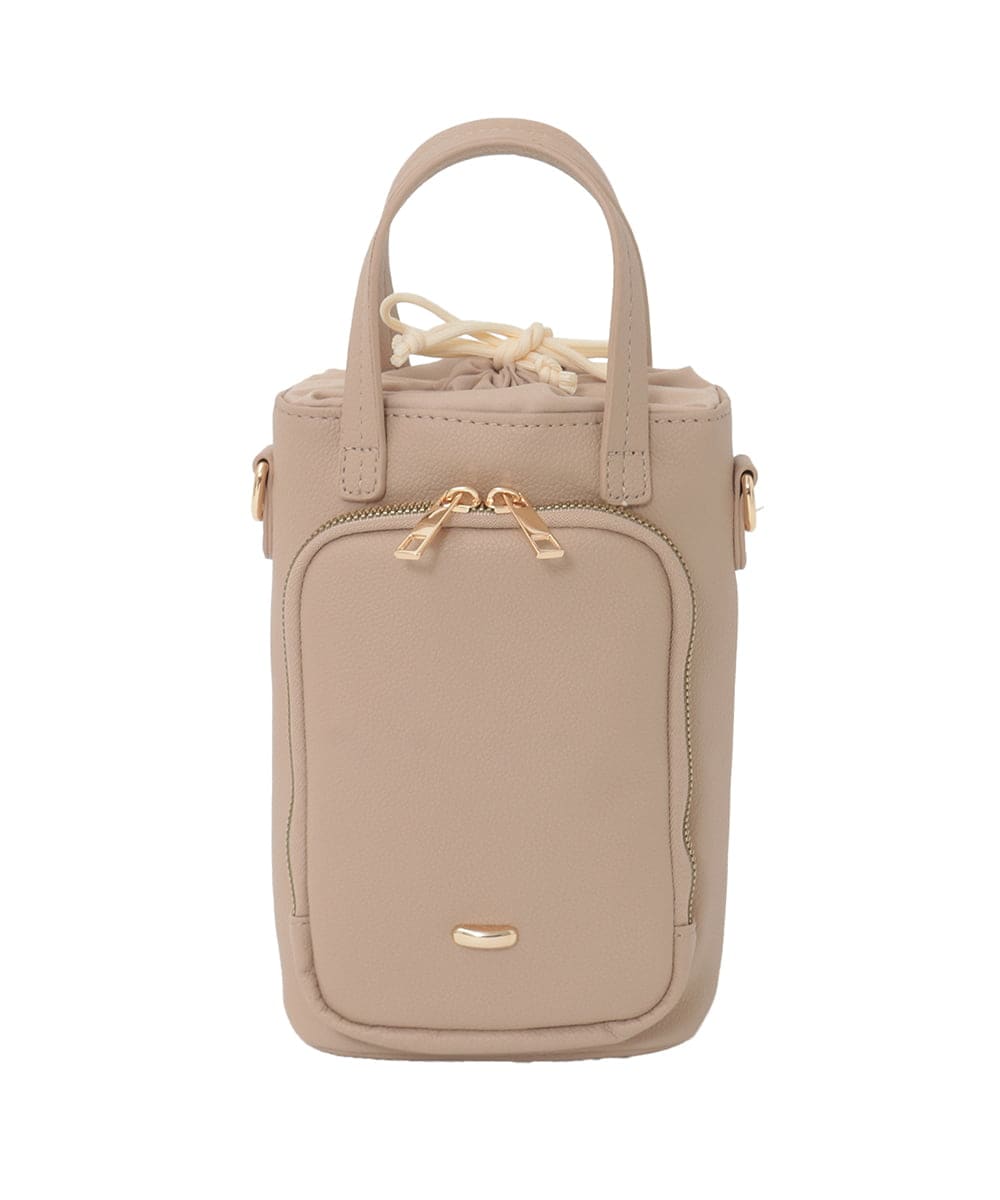 BJCJD73120 MK MICHEL KLEIN BAG(MK ミッシェルクラン バッグ) [2WAY/保冷保温]COOL＆WARM ミニハンドバッグ ベージュ