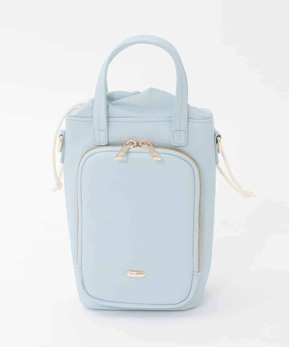 BJCJD73120 MK MICHEL KLEIN BAG(MK ミッシェルクラン バッグ) [2WAY/保冷保温]COOL＆WARM ミニハンドバッグ ライトブルー