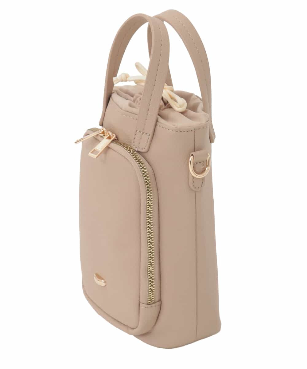 BJCJD73120 MK MICHEL KLEIN BAG(MK ミッシェルクラン バッグ) [2WAY/保冷保温]COOL＆WARM ミニハンドバッグ ベージュ