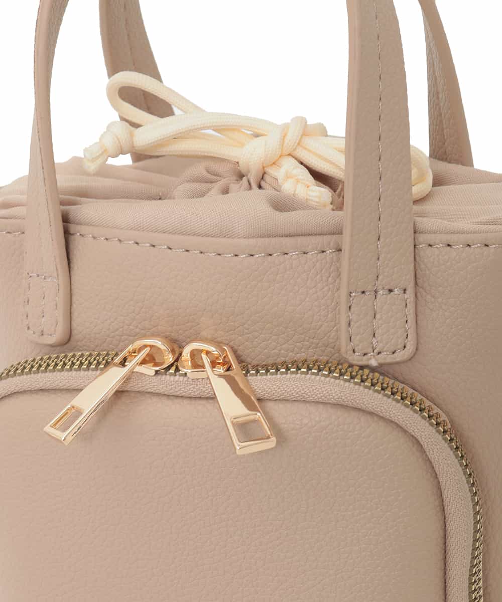 BJCJD73120 MK MICHEL KLEIN BAG(MK ミッシェルクラン バッグ) [2WAY/保冷保温]COOL＆WARM ミニハンドバッグ ベージュ