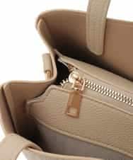 BJCJD75150 MK MICHEL KLEIN BAG(MK ミッシェルクラン バッグ) [2WAY]ベルトフラップスクエアミニトートバッグ ベージュ
