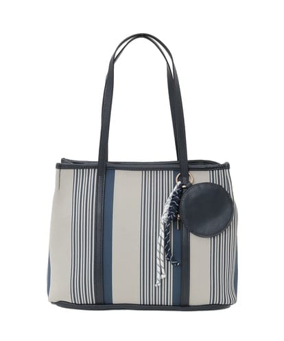 BJCJD76150 MK MICHEL KLEIN BAG [ポーチチャーム付き]異素材ジョイントデザイントートバッグ