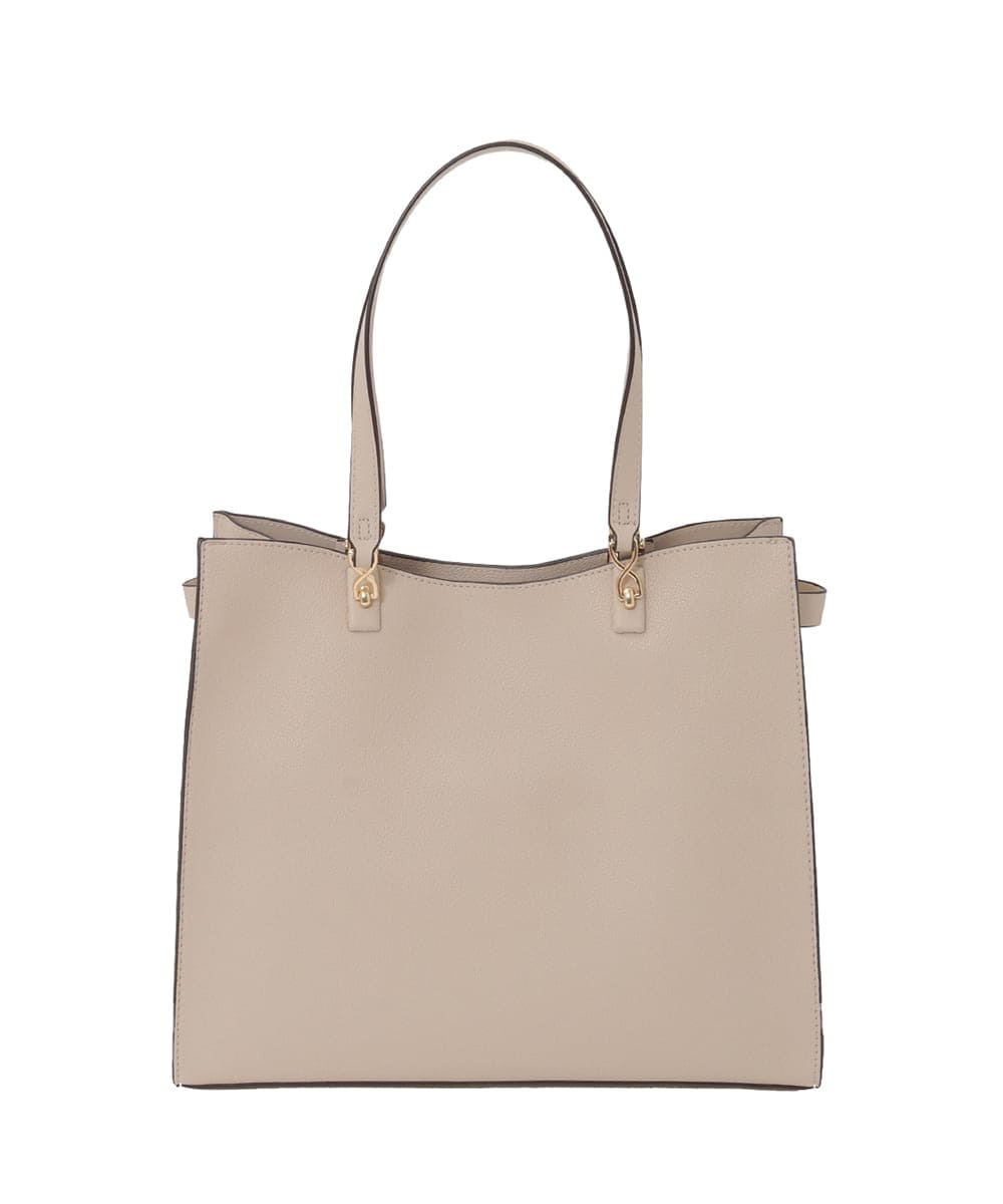 BJCJD77160 MK MICHEL KLEIN BAG(MK ミッシェルクラン バッグ) [A4収納可]ダブルハンドルスクエアバッグ ベージュ
