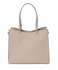 BJCJD77160 MK MICHEL KLEIN BAG(MK ミッシェルクラン バッグ) [A4収納可]ダブルハンドルスクエアバッグ ベージュ