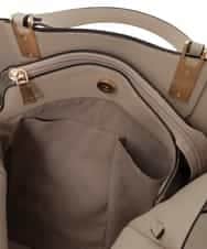 BJCJD77160 MK MICHEL KLEIN BAG(MK ミッシェルクラン バッグ) [A4収納可]ダブルハンドルスクエアバッグ ベージュ