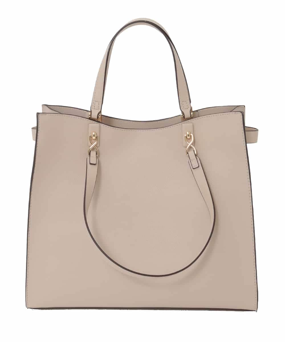 BJCJD77160 MK MICHEL KLEIN BAG(MK ミッシェルクラン バッグ) [A4収納可]ダブルハンドルスクエアバッグ ベージュ