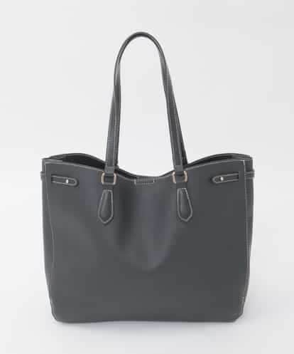BJCJD78150 MK MICHEL KLEIN BAG [A4収納可]配色ステッチ合成皮革トートバッグ