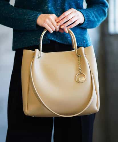 BJCJE01090 MK MICHEL KLEIN BAG 【WEB限定/2WAY】メタルハンドルデザインバッグ