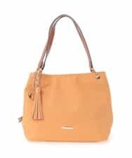 BJCJE03090 MK MICHEL KLEIN BAG(MK ミッシェルクラン バッグ) 【WEB限定】タッセル付きショルダーバッグ イエロー