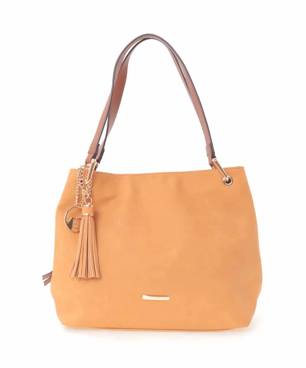 BJCJE03090 MK MICHEL KLEIN BAG(MK ミッシェルクラン バッグ) 【WEB限定】タッセル付きショルダーバッグ イエロー