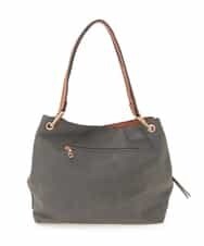 BJCJE03090 MK MICHEL KLEIN BAG(MK ミッシェルクラン バッグ) 【WEB限定】タッセル付きショルダーバッグ グレー