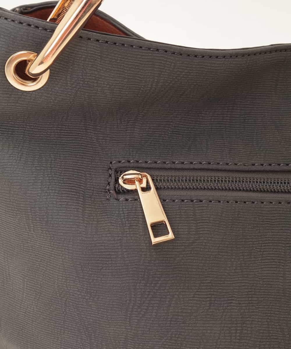 BJCJE03090 MK MICHEL KLEIN BAG(MK ミッシェルクラン バッグ) 【WEB限定】タッセル付きショルダーバッグ グレー