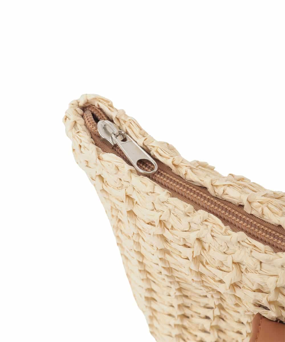 BJCJV73120 MK MICHEL KLEIN BAG(MK ミッシェルクラン バッグ) トリコロールカラーペーパーバッグ ベージュ
