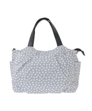 BJCJV74150 MK MICHEL KLEIN BAG(MK ミッシェルクラン バッグ) [2WAY/軽量/多機能ポケット]ニュアンス柄タックデザイントートバッグ ドット(ブラック)