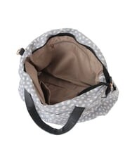 BJCJV74150 MK MICHEL KLEIN BAG(MK ミッシェルクラン バッグ) [2WAY/軽量/多機能ポケット]ニュアンス柄タックデザイントートバッグ ドット(ブラック)