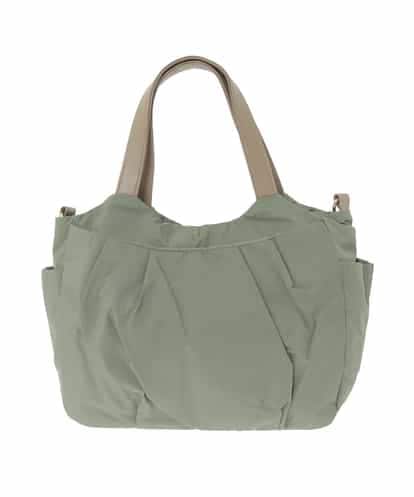 BJCJV74150 MK MICHEL KLEIN BAG [2WAY/軽量/多機能ポケット]ニュアンス柄タックデザイントートバッグ