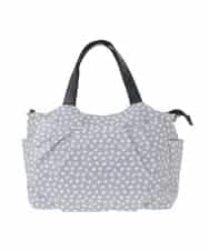 BJCJV74150 MK MICHEL KLEIN BAG(MK ミッシェルクラン バッグ) [2WAY/軽量/多機能ポケット]ニュアンス柄タックデザイントートバッグ グレー