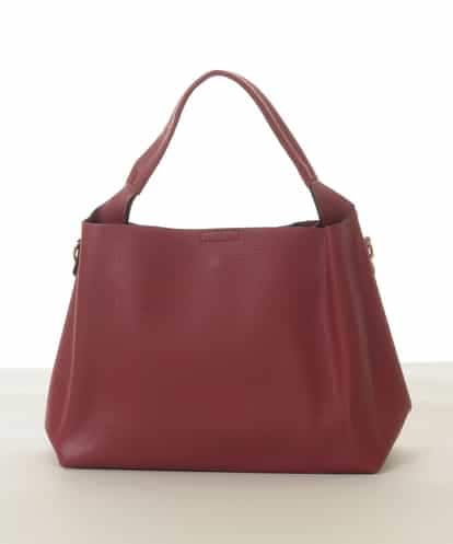 BJCJV75150 MK MICHEL KLEIN BAG [2WAY]合成皮革コンパクトハンドバッグ