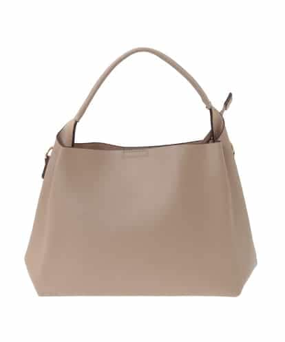 BJCJV75150 MK MICHEL KLEIN BAG [2WAY]合成皮革コンパクトハンドバッグ