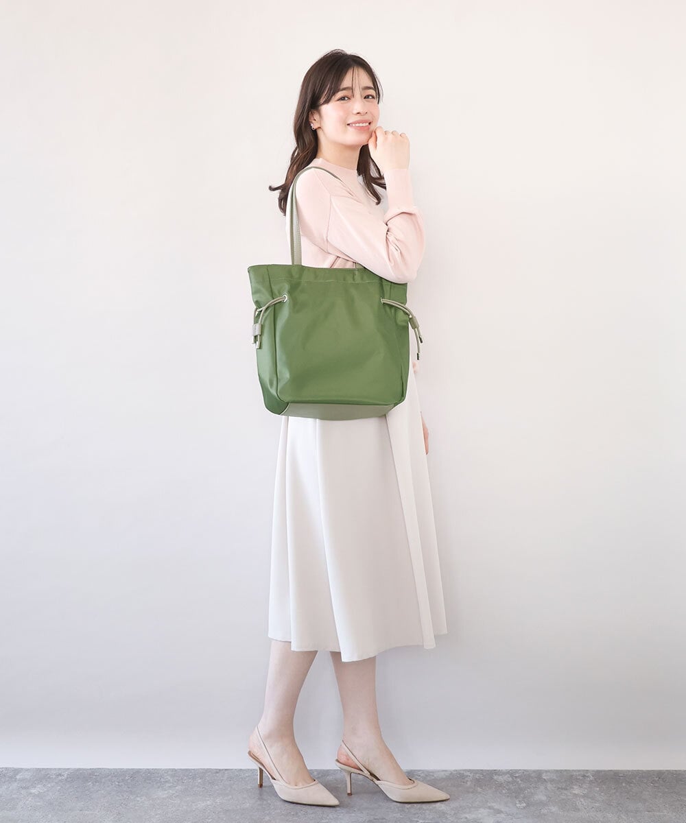 BJCJV80150 MK MICHEL KLEIN BAG(MK ミッシェルクラン バッグ) [500g以下の軽量]ドロストデザイントートバッグ ラベンダー