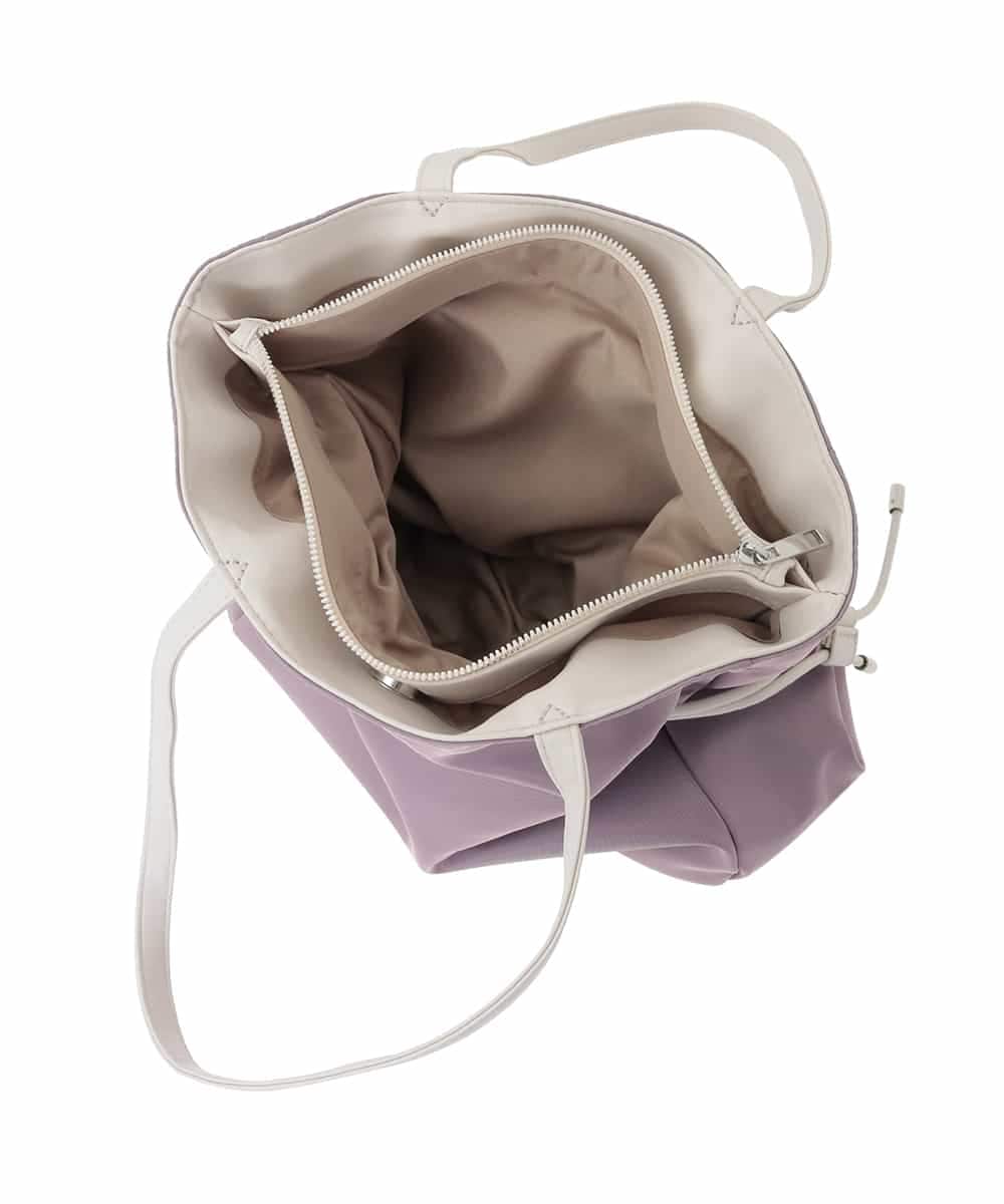 BJCJV80150 MK MICHEL KLEIN BAG(MK ミッシェルクラン バッグ) ドロストデザイントートバッグ ラベンダー