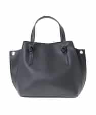 BJCJV81150 MK MICHEL KLEIN BAG(MK ミッシェルクラン バッグ) [2WAY]ノットハンドルデザイントートバッグ ブラック
