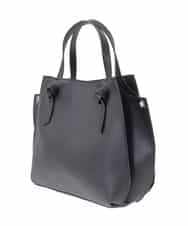 BJCJV81150 MK MICHEL KLEIN BAG(MK ミッシェルクラン バッグ) [2WAY]ノットハンドルデザイントートバッグ ブラック