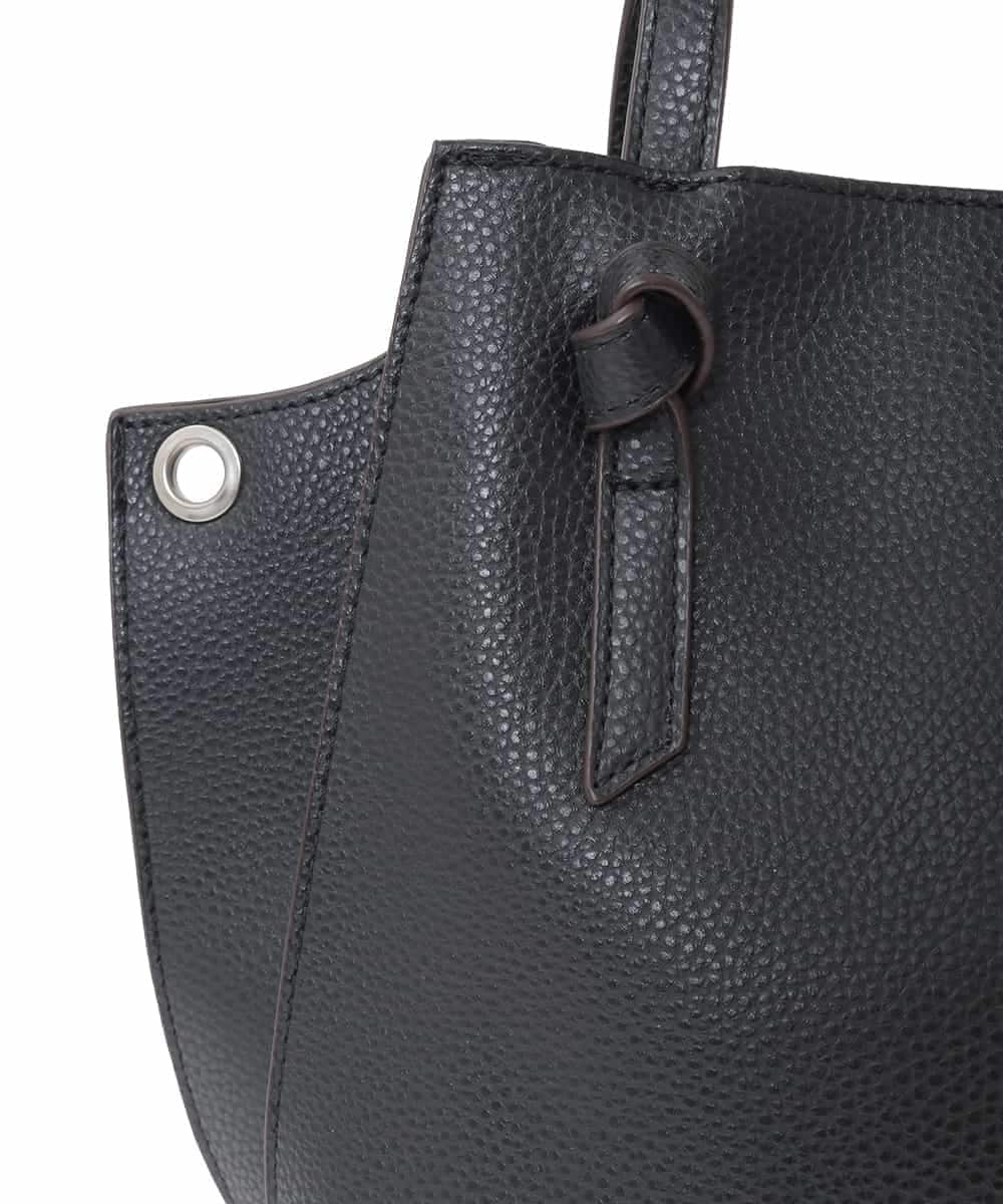 BJCJV81150 MK MICHEL KLEIN BAG(MK ミッシェルクラン バッグ) [2WAY]ノットハンドルデザイントートバッグ ブラック