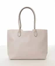 BJCJV82150 MK MICHEL KLEIN BAG(MK ミッシェルクラン バッグ) [A4収納可]ミニマルスクエアトートバッグ グレー