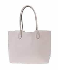 BJCJV82150 MK MICHEL KLEIN BAG(MK ミッシェルクラン バッグ) [A4収納可]ミニマルスクエアトートバッグ グレー