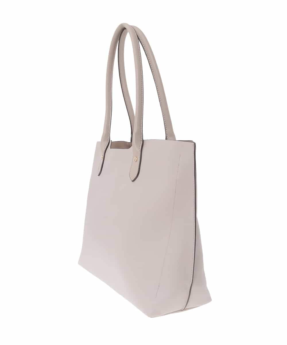 BJCJV82150 MK MICHEL KLEIN BAG(MK ミッシェルクラン バッグ) [A4収納可]ミニマルスクエアトートバッグ グレー