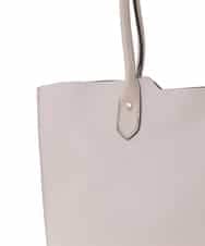 BJCJV82150 MK MICHEL KLEIN BAG(MK ミッシェルクラン バッグ) [A4収納可]ミニマルスクエアトートバッグ グレー