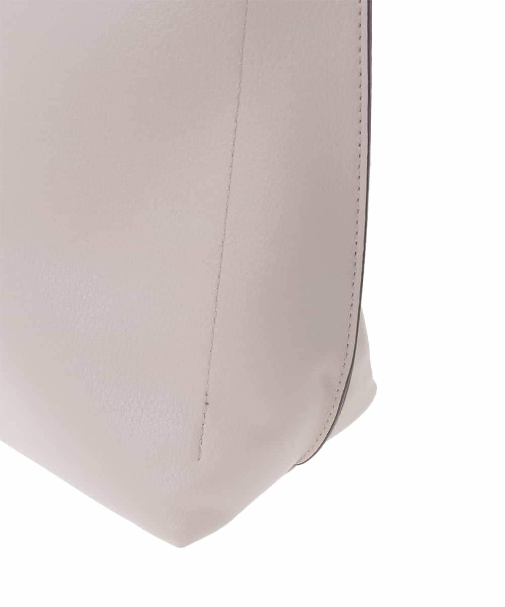 BJCJV82150 MK MICHEL KLEIN BAG(MK ミッシェルクラン バッグ) [A4収納可]ミニマルスクエアトートバッグ グレー