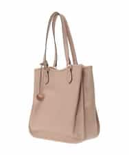 BJCJV83160 MK MICHEL KLEIN BAG(MK ミッシェルクラン バッグ) [A4収納可]合成皮革スクエアトートバッグ ベージュ