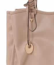 BJCJV83160 MK MICHEL KLEIN BAG(MK ミッシェルクラン バッグ) [A4収納可]合成皮革スクエアトートバッグ ベージュ