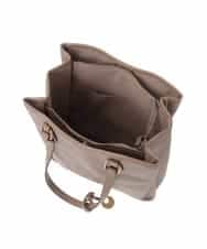 BJCJV83160 MK MICHEL KLEIN BAG(MK ミッシェルクラン バッグ) [A4収納可]合成皮革スクエアトートバッグ ベージュ