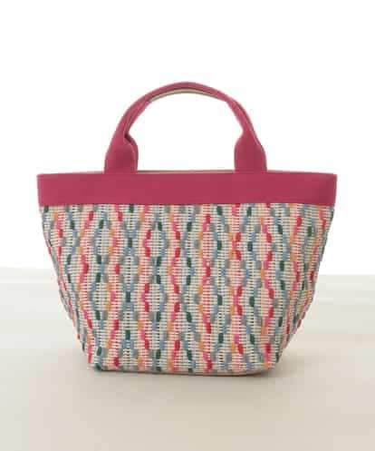 BJCJV84110 MK MICHEL KLEIN BAG マルチカラー刺繍デザイントートバッグ