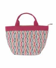 BJCJV84110 MK MICHEL KLEIN BAG(MK ミッシェルクラン バッグ) マルチカラー刺繍デザイントートバッグ ピンク