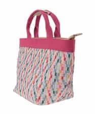 BJCJV84110 MK MICHEL KLEIN BAG(MK ミッシェルクラン バッグ) マルチカラー刺繍デザイントートバッグ ピンク