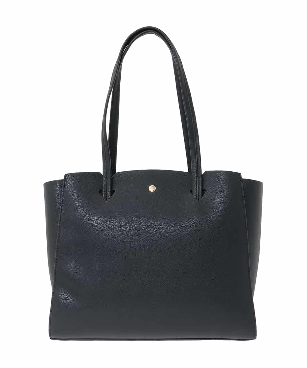 BJCJV87190 MK MICHEL KLEIN BAG(MK ミッシェルクラン バッグ) [A4収納可]チャーム付きデザイントートバッグ ブラック