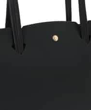 BJCJV87190 MK MICHEL KLEIN BAG(MK ミッシェルクラン バッグ) [A4収納可]チャーム付きデザイントートバッグ ブラック