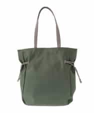 BJCJV90150 MK MICHEL KLEIN BAG(MK ミッシェルクラン バッグ) [A4サイズ対応]ドロストアレンジスクエアトートバッグ カーキ