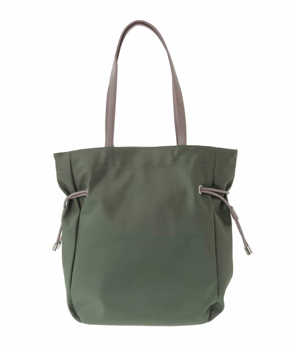 BJCJV90150 MK MICHEL KLEIN BAG(MK ミッシェルクラン バッグ) [A4サイズ対応]ドロストアレンジスクエアトートバッグ カーキ