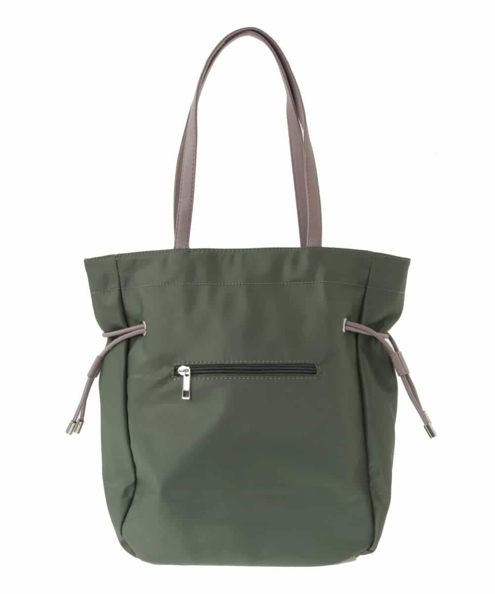 BJCJV90150 MK MICHEL KLEIN BAG(MK ミッシェルクラン バッグ) [A4サイズ対応]ドロストアレンジスクエアトートバッグ カーキ